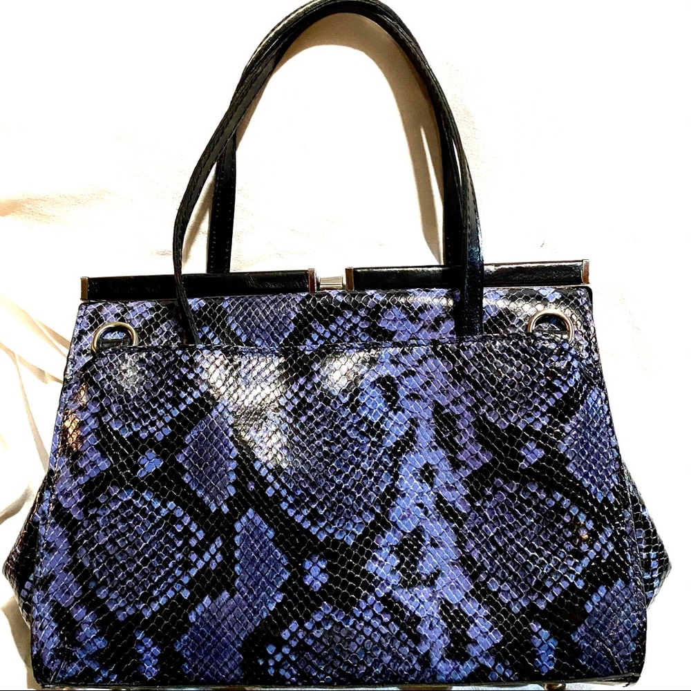 Patricia Nash Python Camellino Frame Bag - image 4